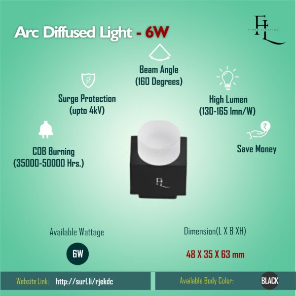 Arc Diffused Light 6W