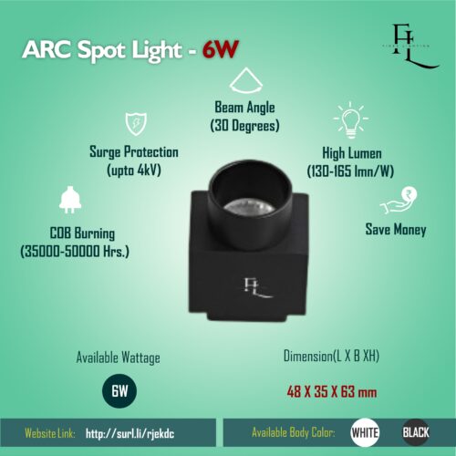 Arc Spot Light 6W