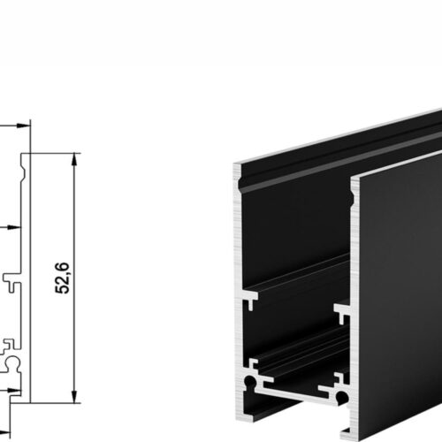Hanging/Surface 25x53MM Track