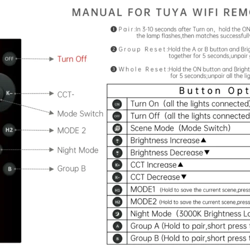 CCT TUYA Remote