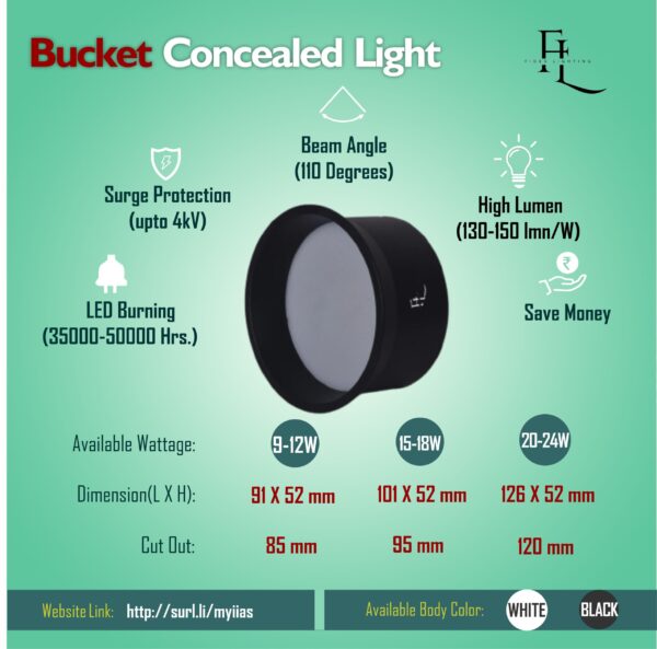 Bucket Concealed Light