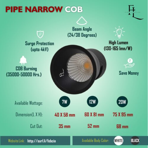 PIPE NARROW COB
