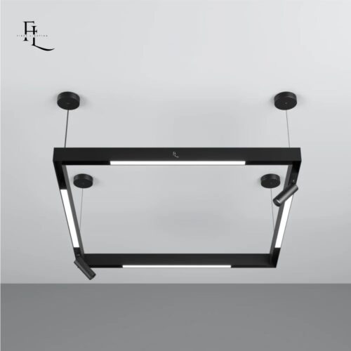 Track Light and Diffused Pendant
