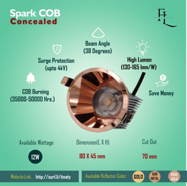 Spark COB Concealed